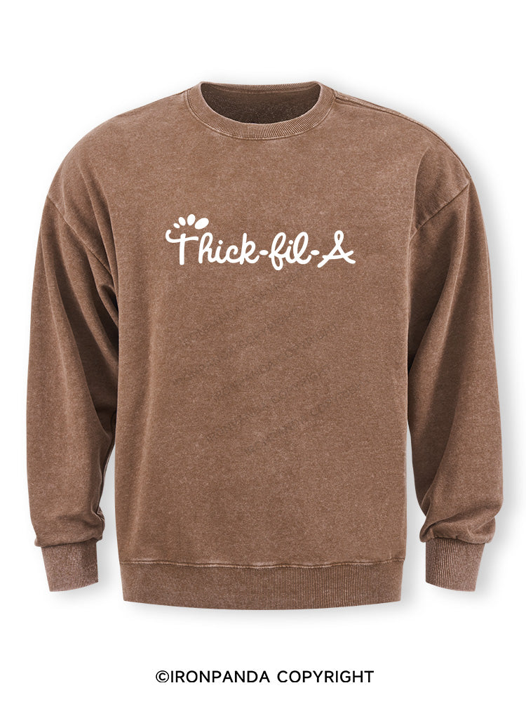 thick-fil-a Washed Sweatshirt