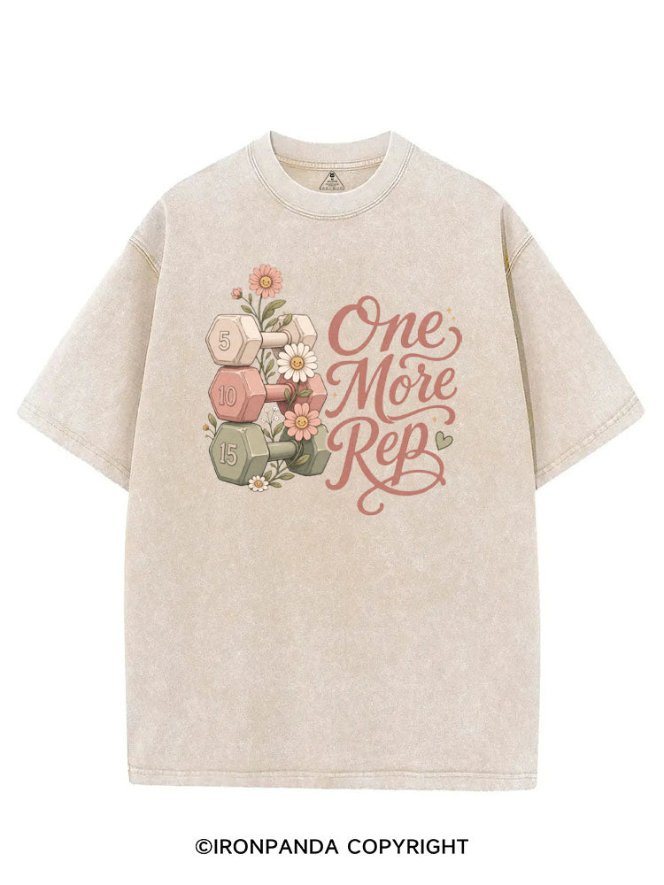 ONE MORE REP WORKOUT VINTAGE GYM SHIRT