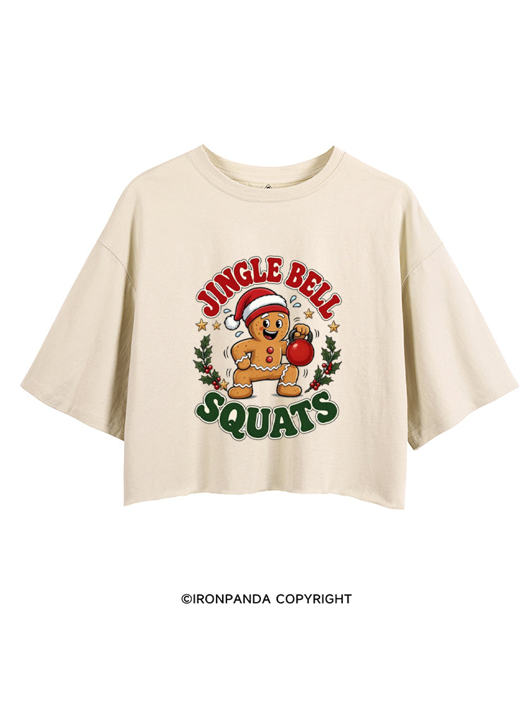 JINGLE BELL SQUATS CROP TOPS