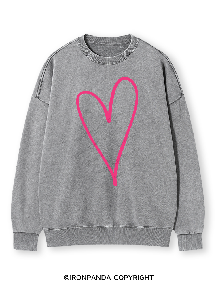 Heart Muscle Washed Sweatshirt