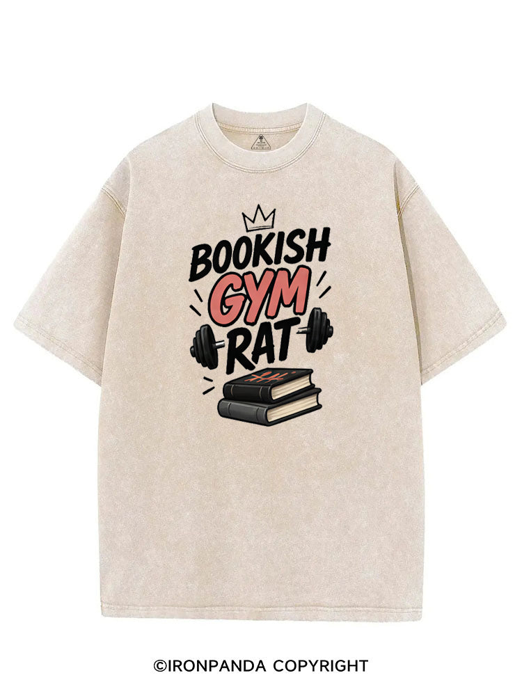 BOOKISH GYM RAT VINTAGE GYM SHIRT