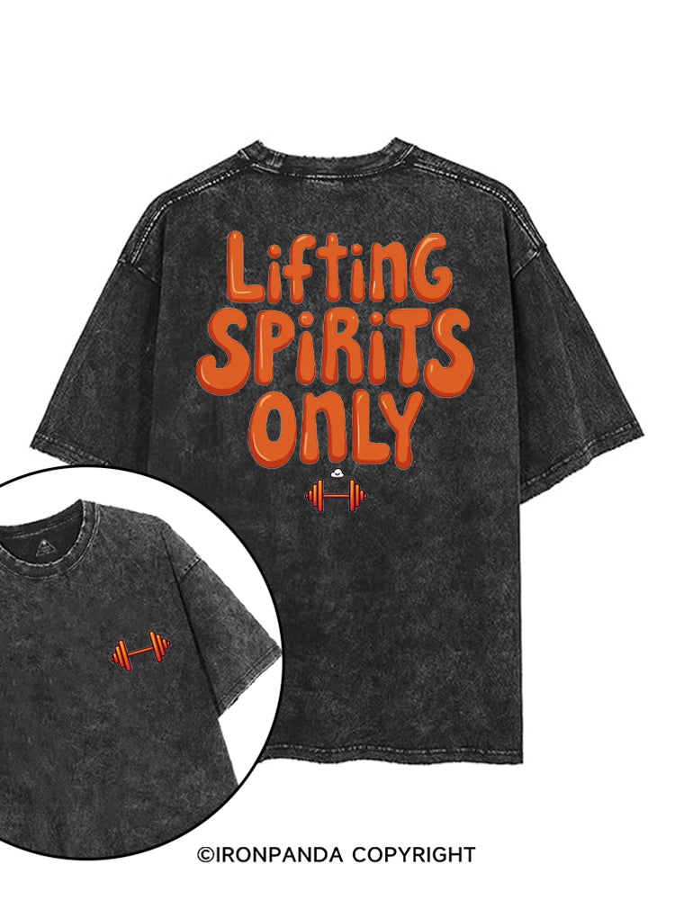 LIFTING SPIRITS ONLY HALLOWEEN printed Gym Shirt