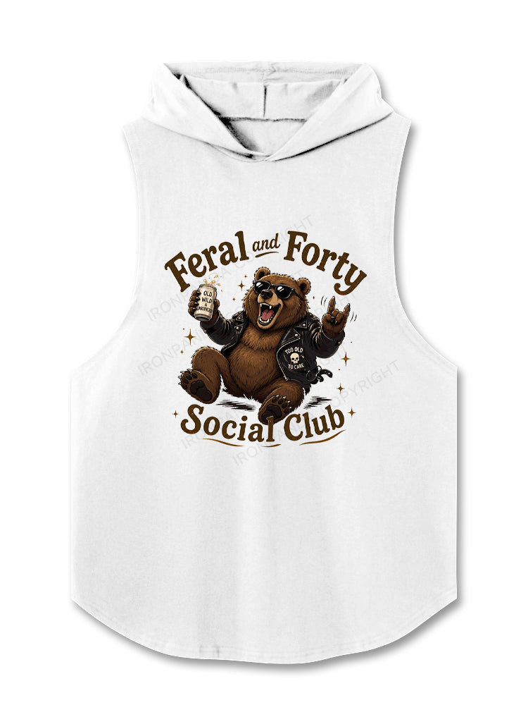 Feral and Forty Social Club Hooded Tank