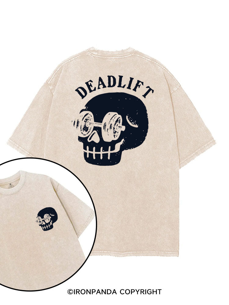 DEAD SERIOUS DEADLIFTS printed Gym Shirt