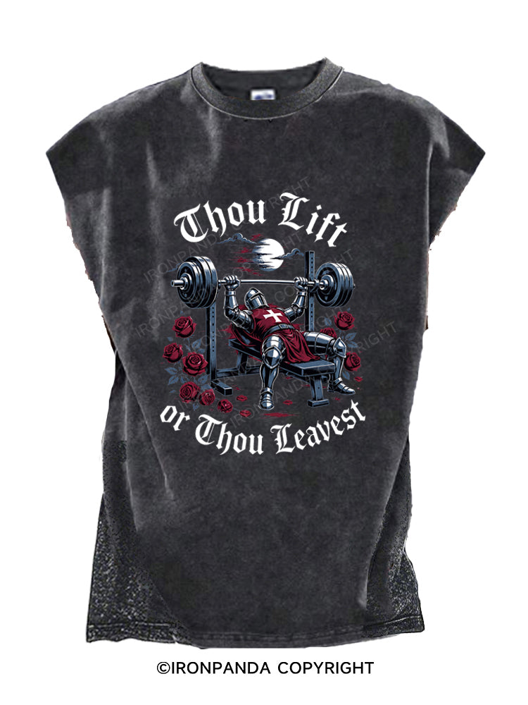 Thou Lift or Thou Leavest Cut Off Tank