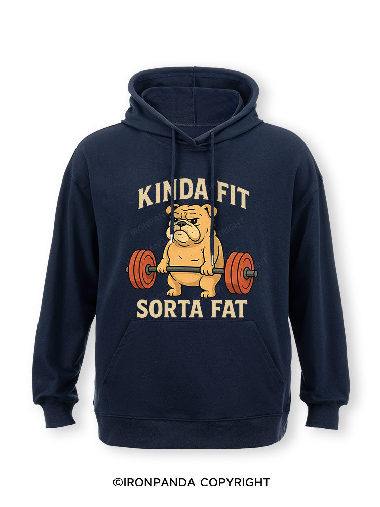 Kinda Fit Sorta Fat Dog New Classic Gym Hoodie