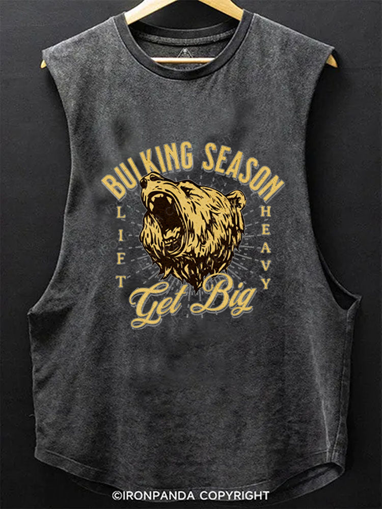 Bulking Season GET BIG Scoop Bottom Cotton Tank