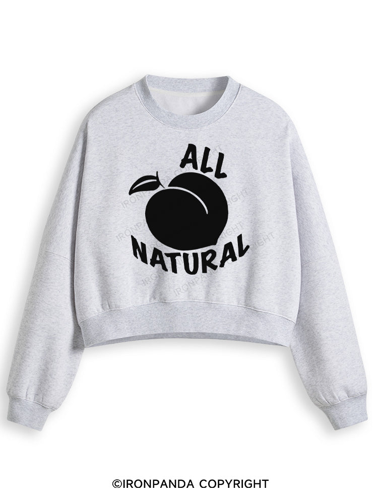 ALL NATURE Fleece Crop Sweatshirt
