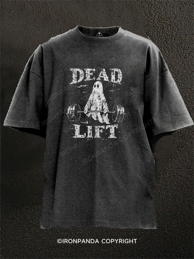 Dead Lift Spooky Season Washed Gym Shirt