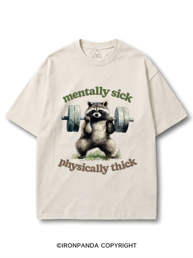 Mentally Sick, Physically Thick COTTON PUMP COVER