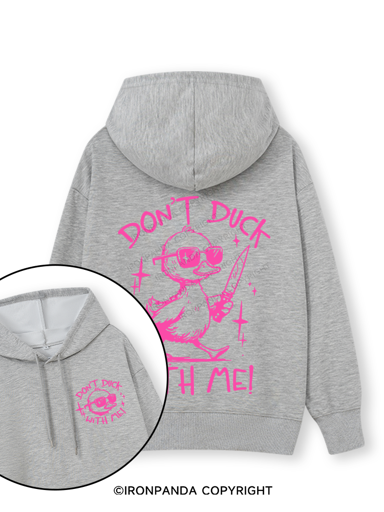 Don't duck with m Double-Sided Printed Classic Gym Hoodie