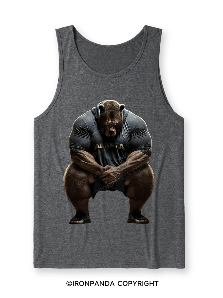 I'm Not Here To Talk Ultra Soft Heather Tank