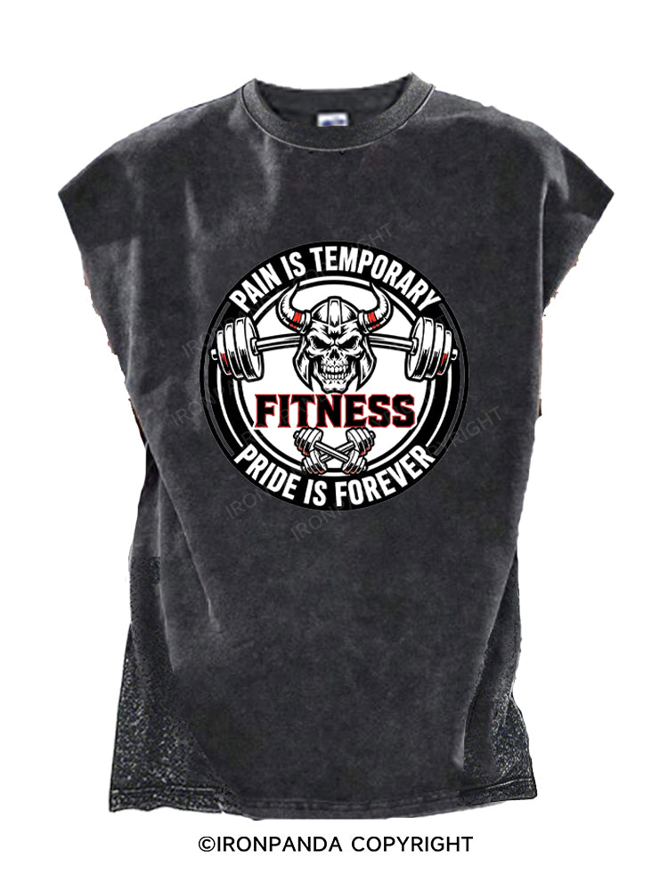 Pain Is Temporary Pride Is Forever Cut Off Tank