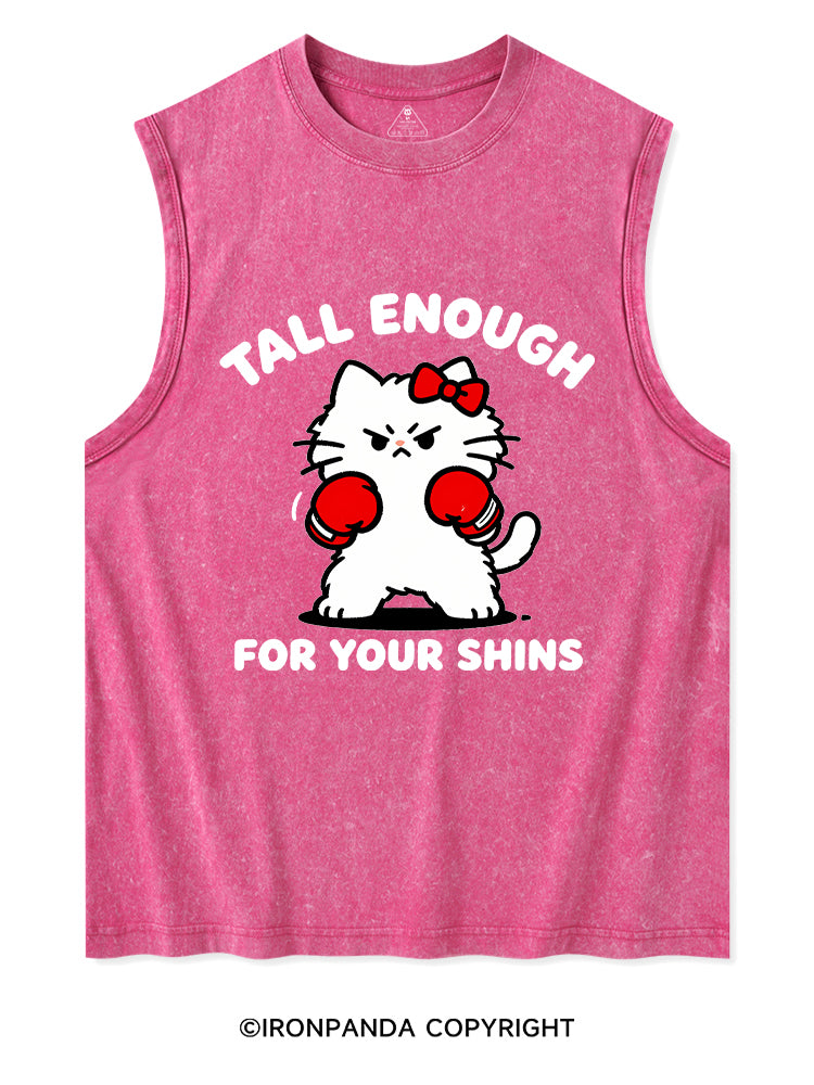Tall Enough For Your Shins Washed Tank