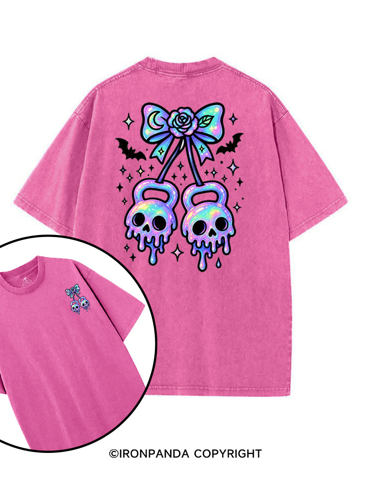 GHOST DRIP KETTLEBELLS printed Gym Shirt