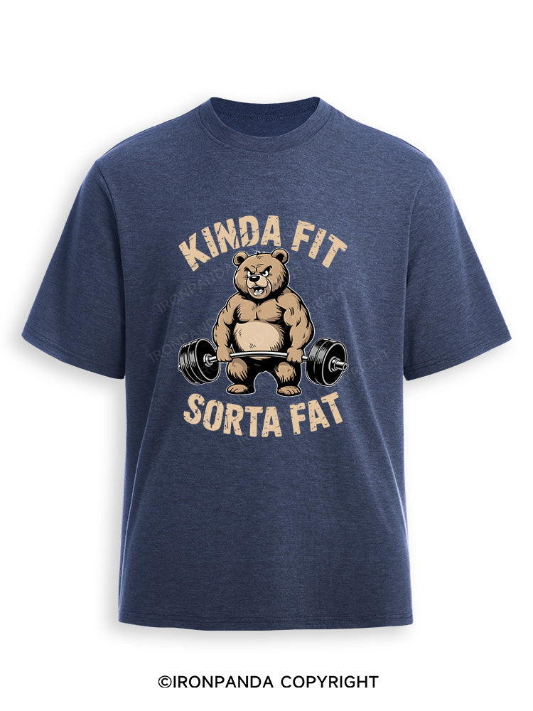 KINDA FIT SORTA FAT BEAR Ultra Soft Heather T-Shirt