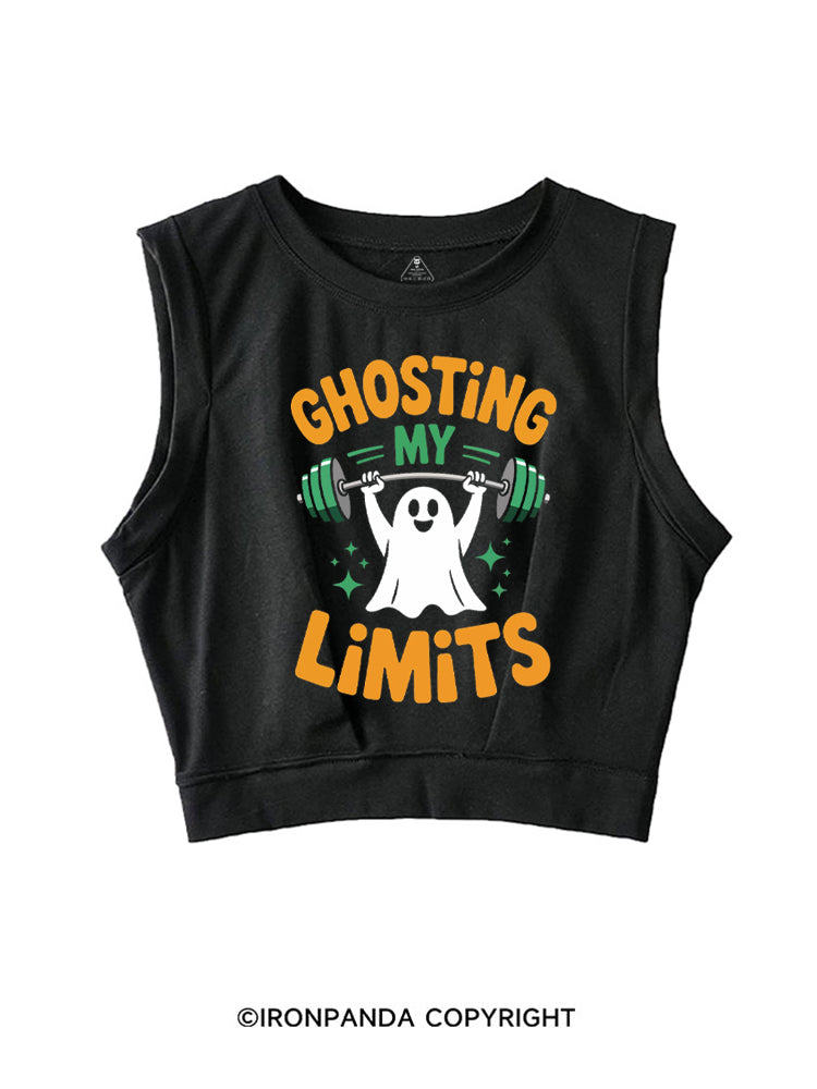 GHOSTING MY LIMITS SLEEVELESS CROP TOPS