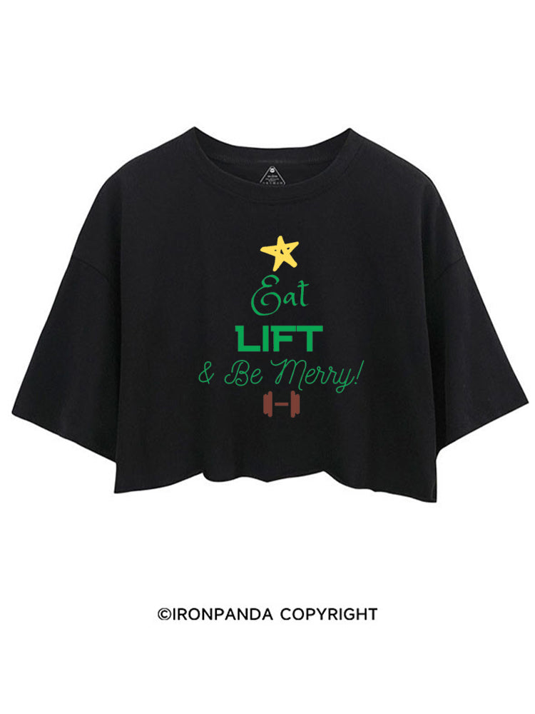 EAT LIFT & BE MERRY! CROP TOPS