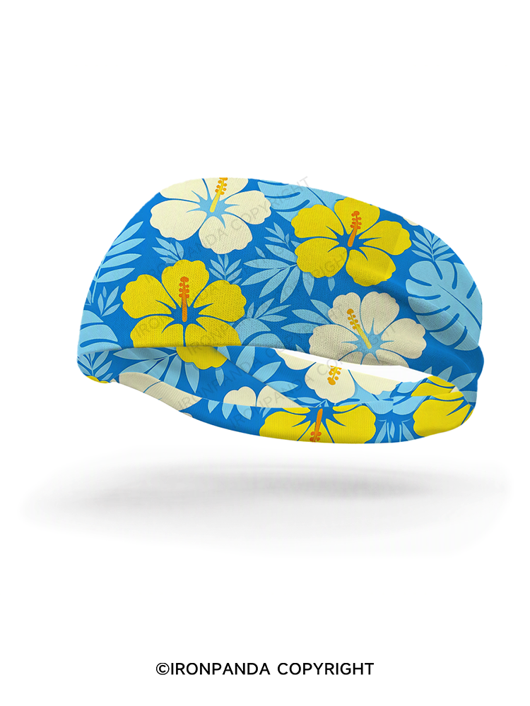 Tropical Hibiscus Gym Headband