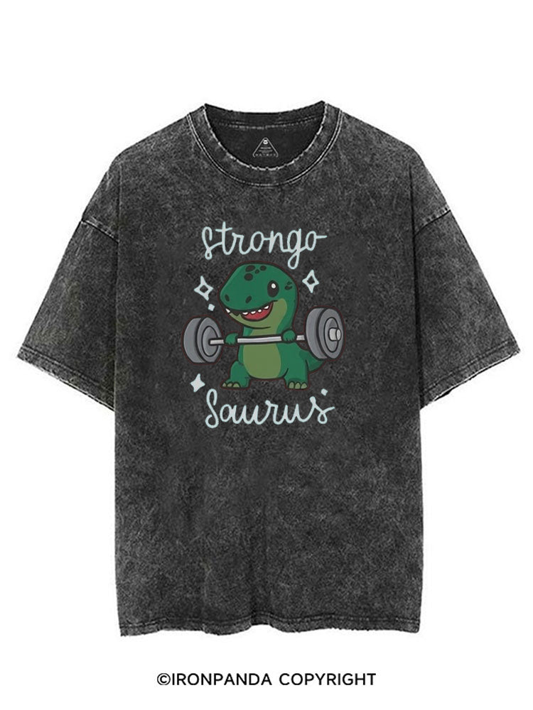 STRONGOSAURUS VINTAGE GYM SHIRT