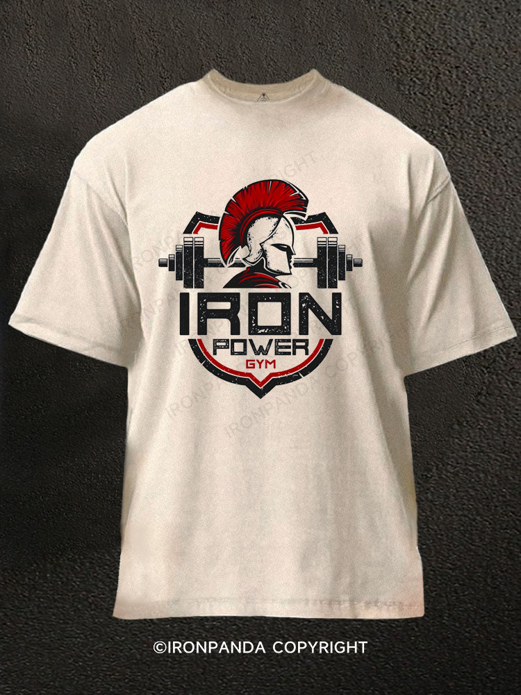 Iron Power Washed Gym Shirt