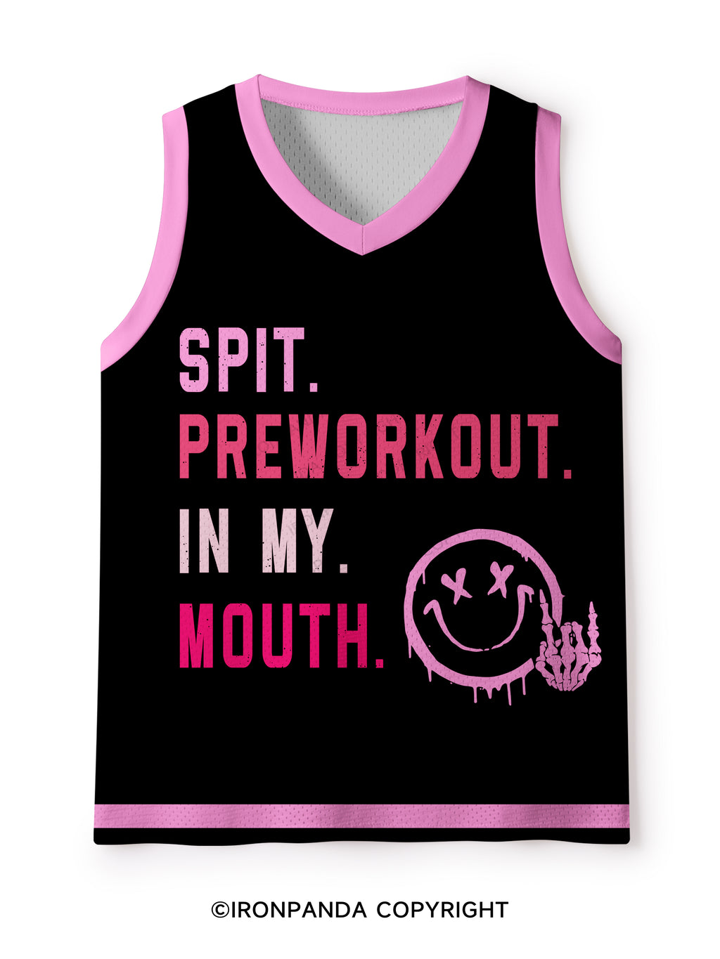 Spit Preworkout In My Mouth Mesh Tank Top