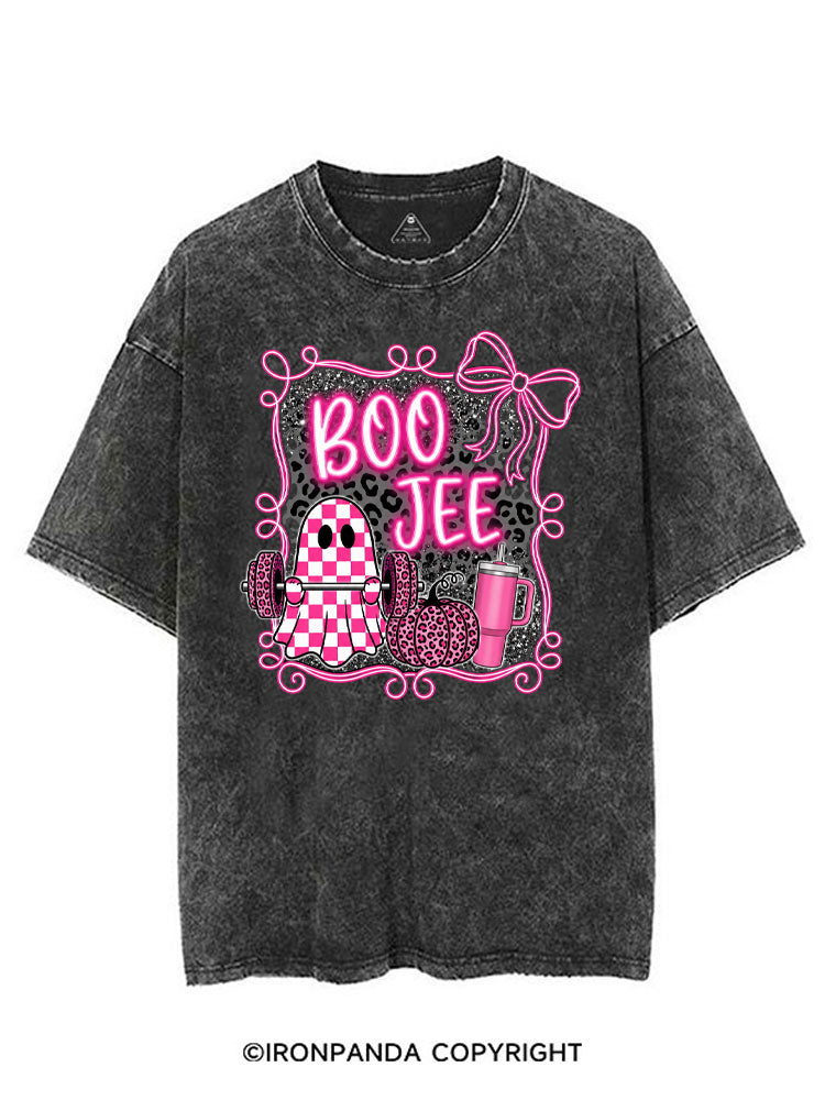 BOO JEE FUNNY GYM GHOST VINTAGE GYM SHIRT