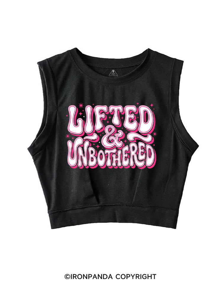 Lifted And Unbothered SLEEVELESS CROP TOPS