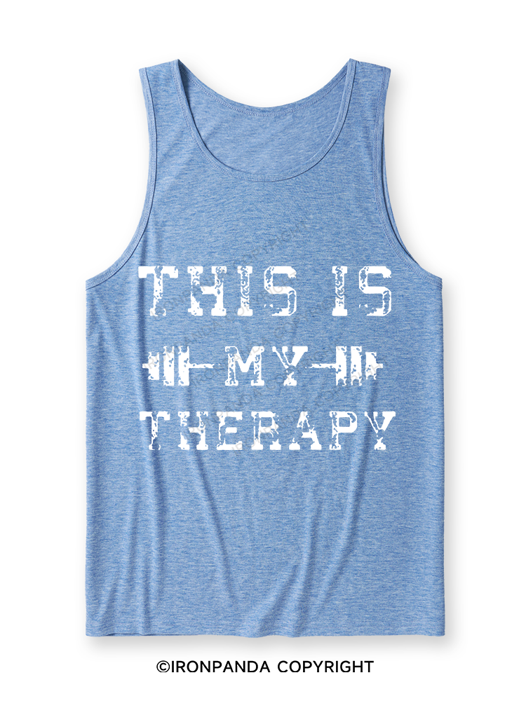 This Is My Therapy Ultra Soft Heather Tank