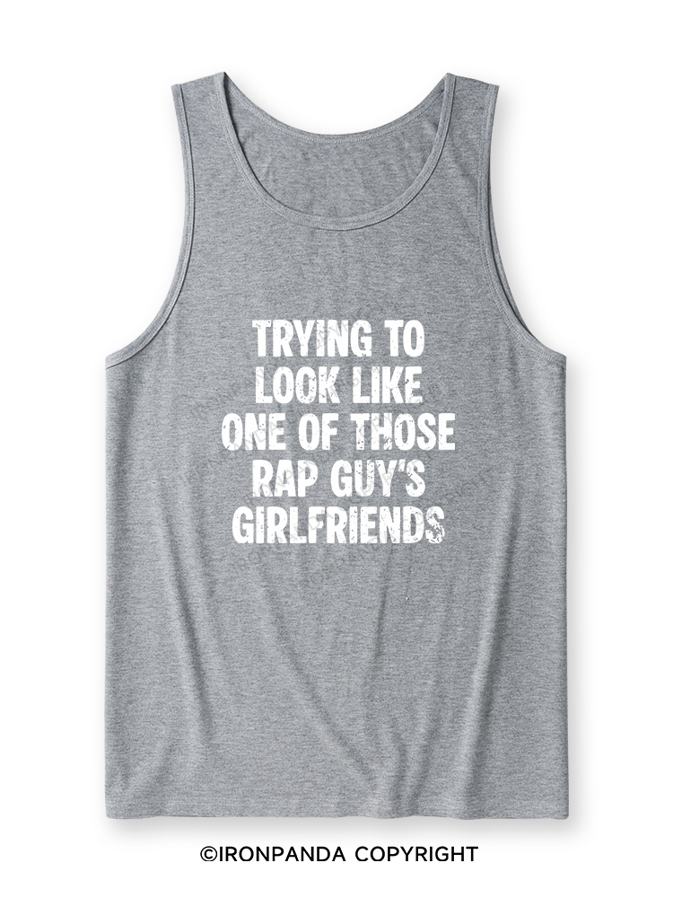 trying to look like one of those rap guy's girlfriends Ultra Soft Heather Tank