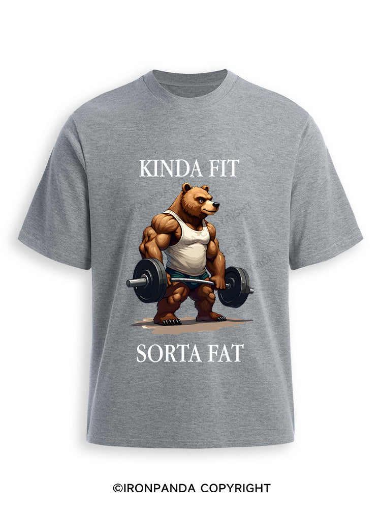 KINDA FIT SORTA FAT MUSCLE BEAR Ultra Soft Heather T-Shirt