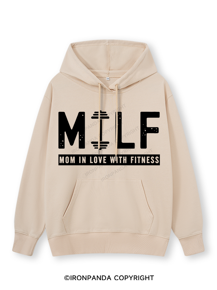 MILF MOM IN LOVE WITH FITNESS Classic Gym Hoodie
