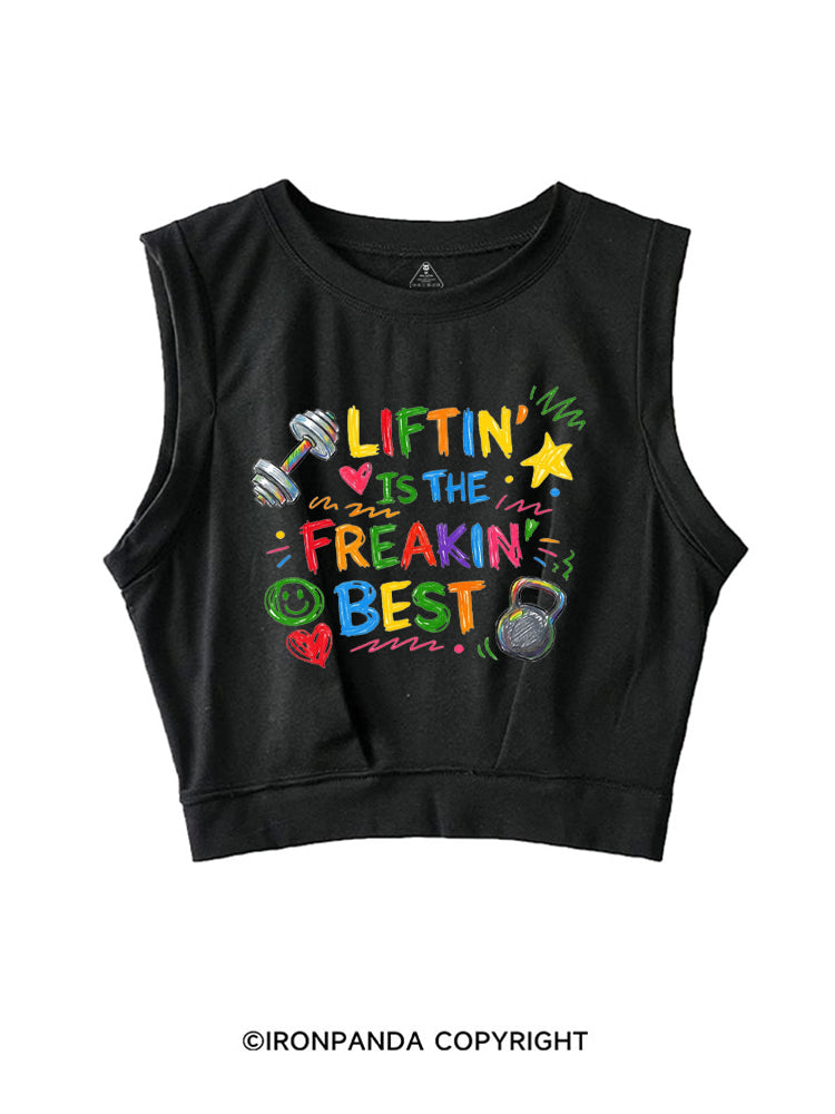 LIFTIN' IS THE FREAKIN' BEST SLEEVELESS CROP TOPS