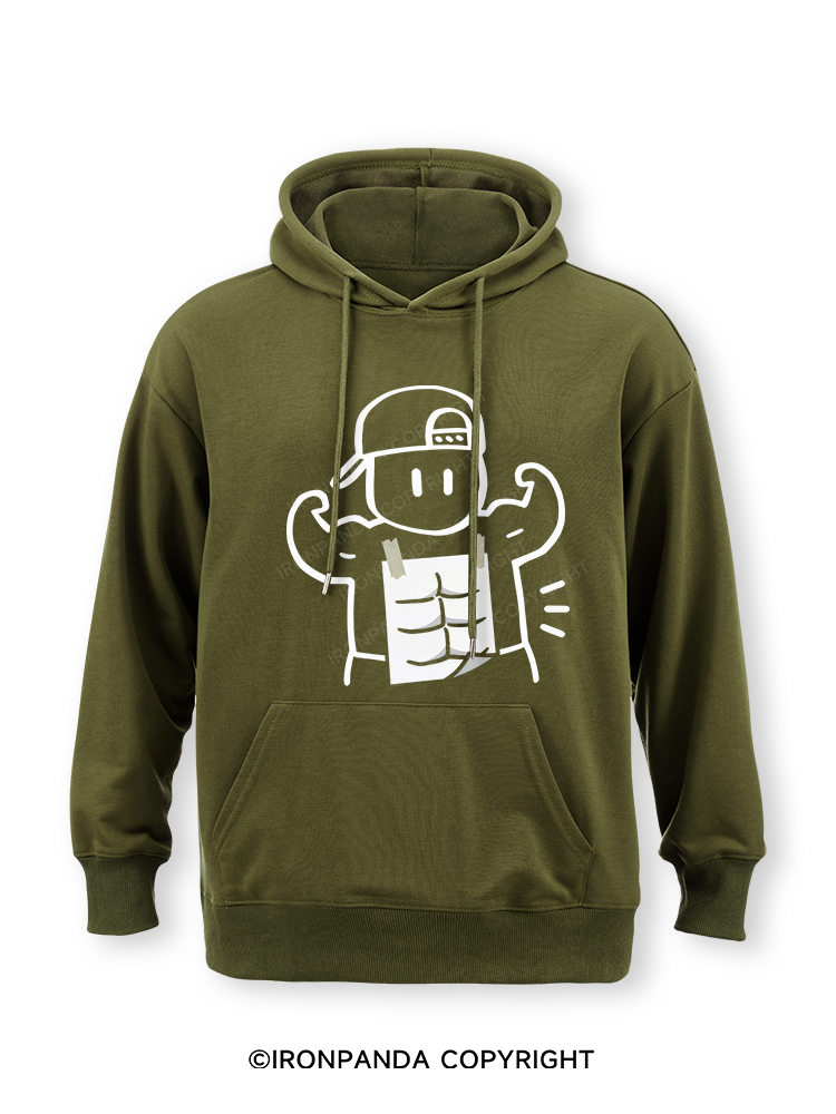 Look at my abs! Classic Gym Hoodie