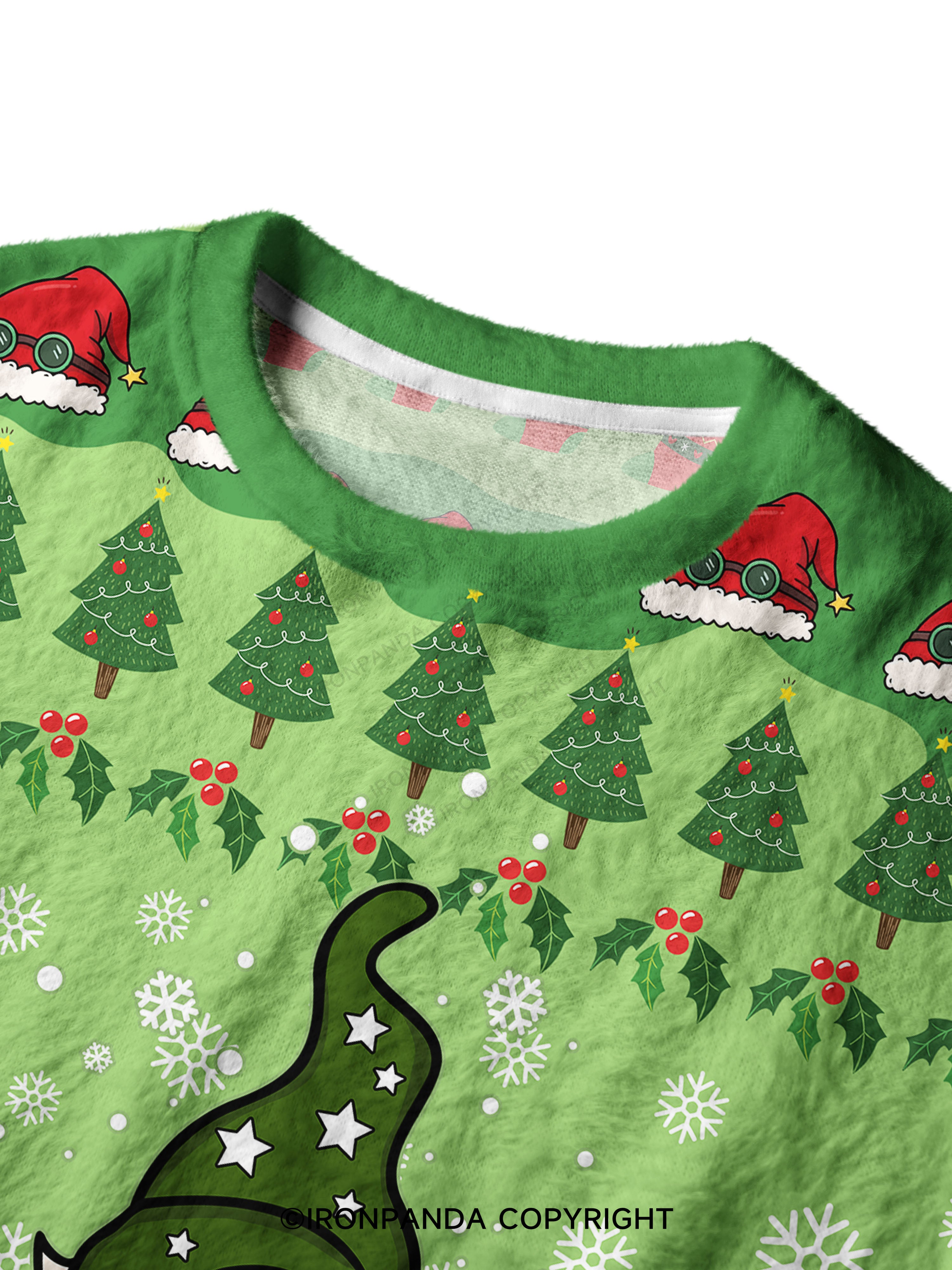 Goblin deadlift Ugly Fuzzy Fleece Sweater