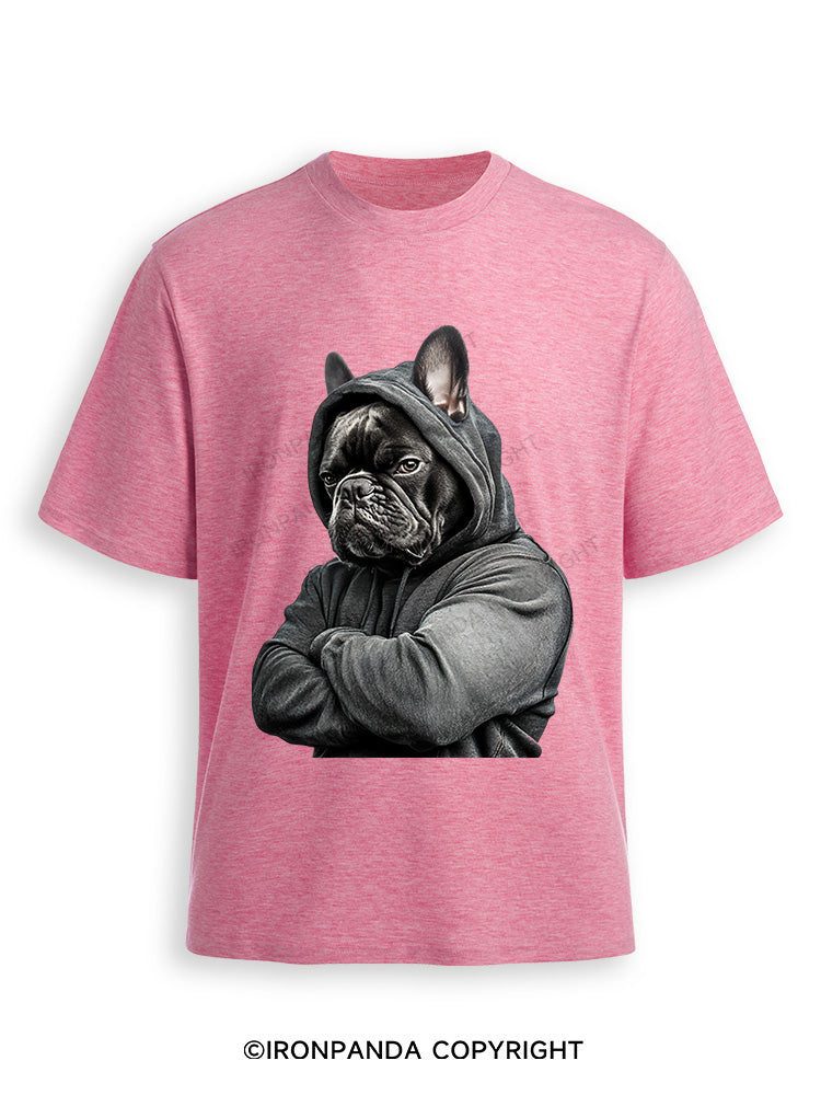 Muscular French bulldog Ultra Soft Heather T-Shirt