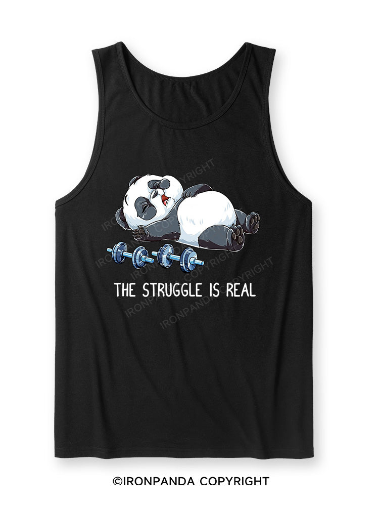 THE STRUGGLE IS REAL Ultra Soft Heather Tank