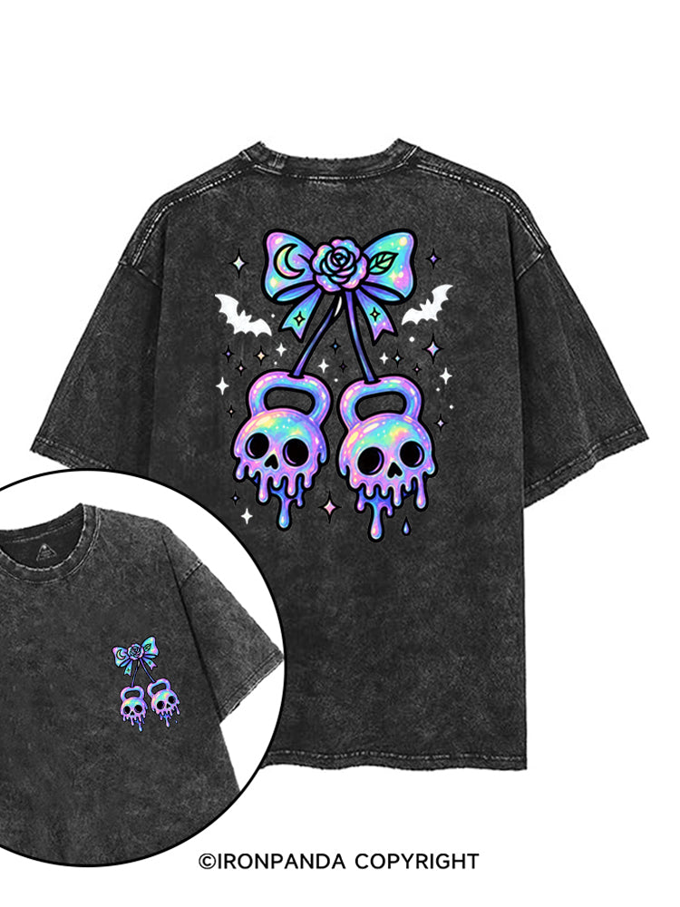 GHOST DRIP KETTLEBELLS printed Gym Shirt