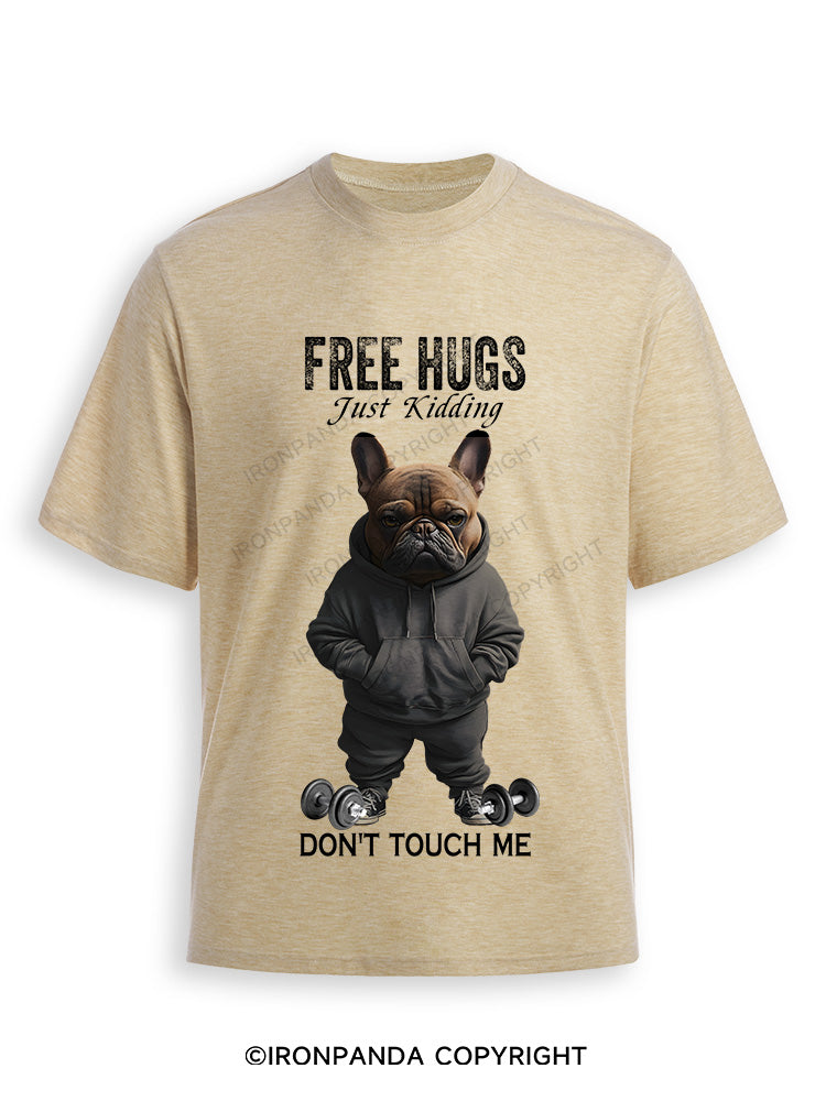 free hugs bulldog Ultra Soft Heather T-Shirt