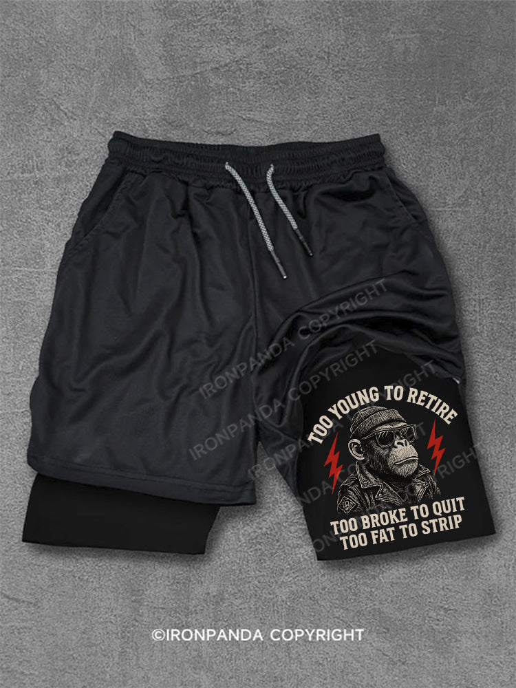 Too fat to strip Performance Training Shorts