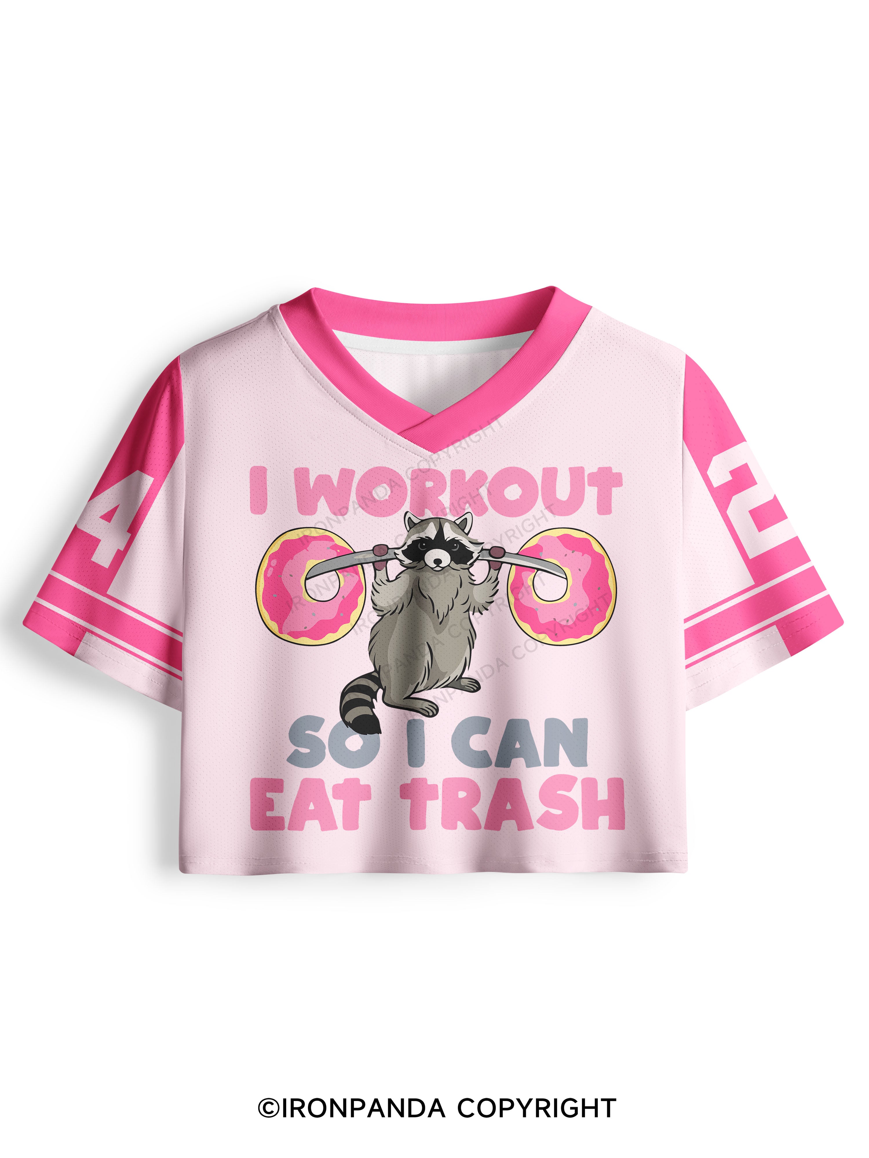 I WORK OUT SO I CAN EAT TRASH Pro Mesh Jersey
