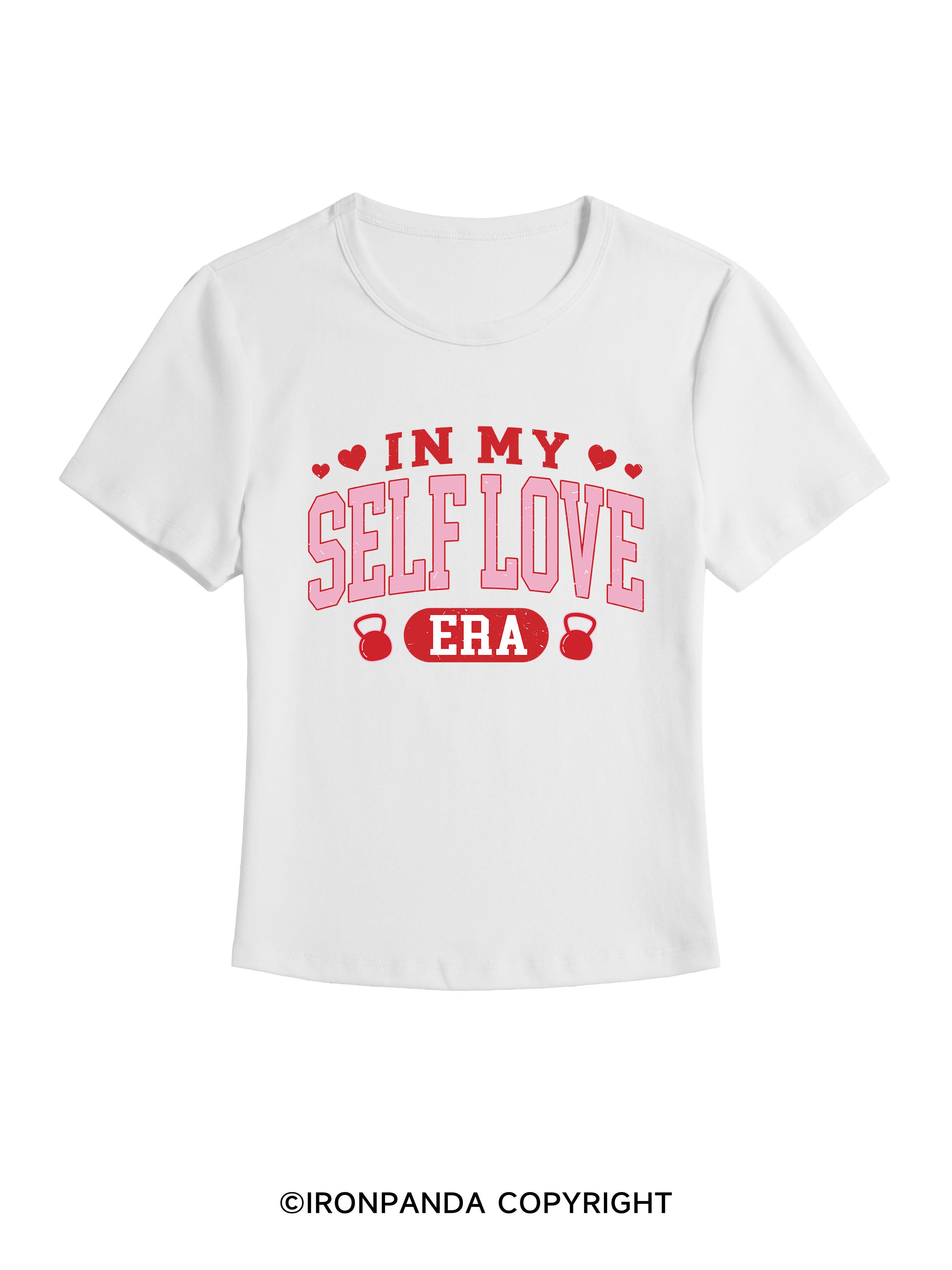IN MY SELF LOVE ERA GYM BABY TEE