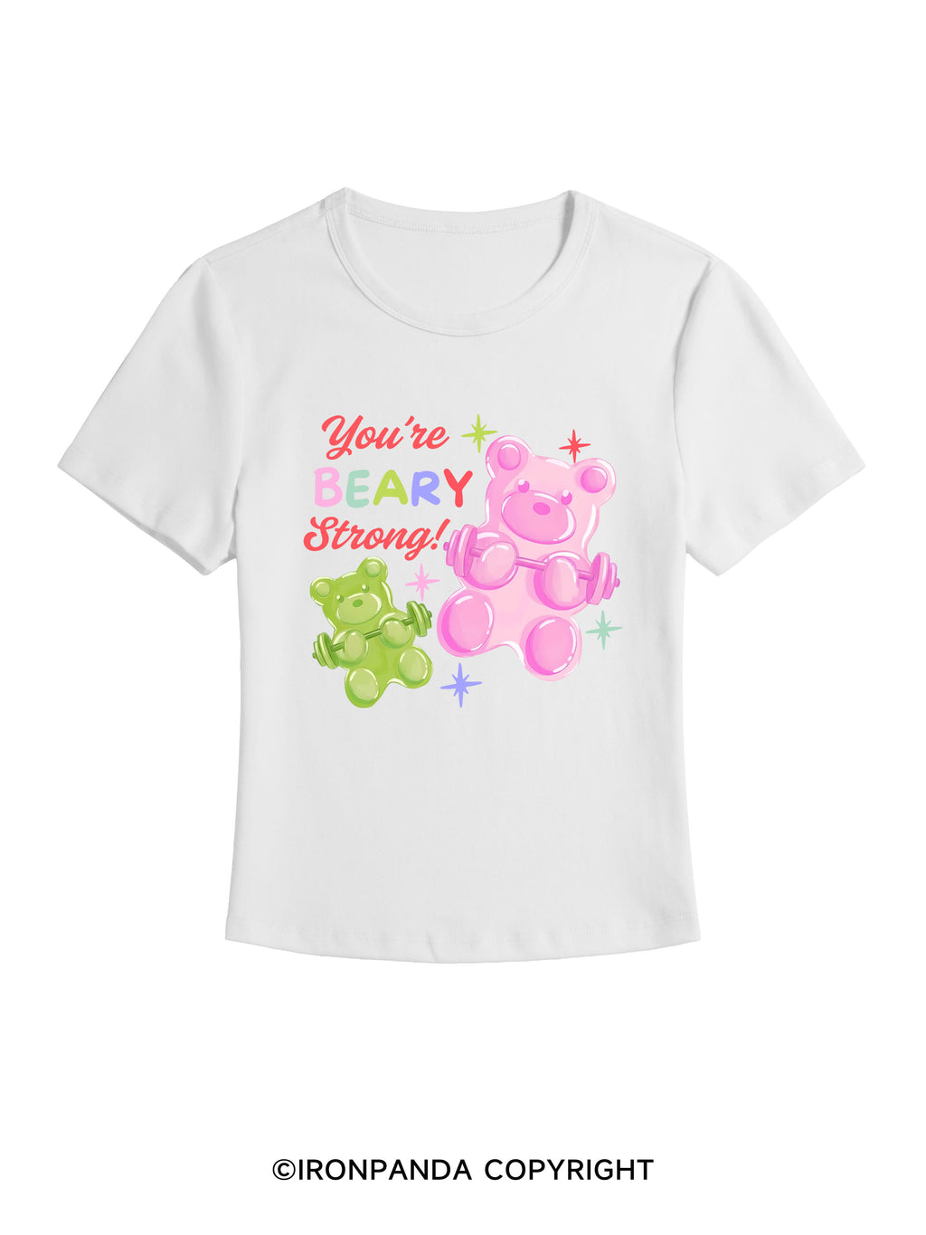 YOU’RE BEARY STRONG! GYM BABY TEE
