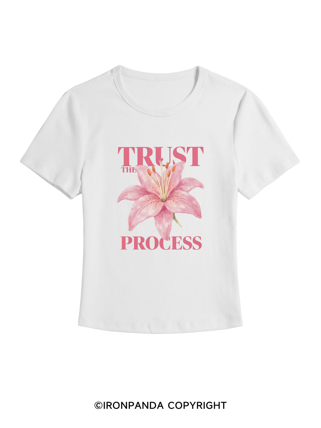 TRUST THE PROCESS GYM BABY TEE