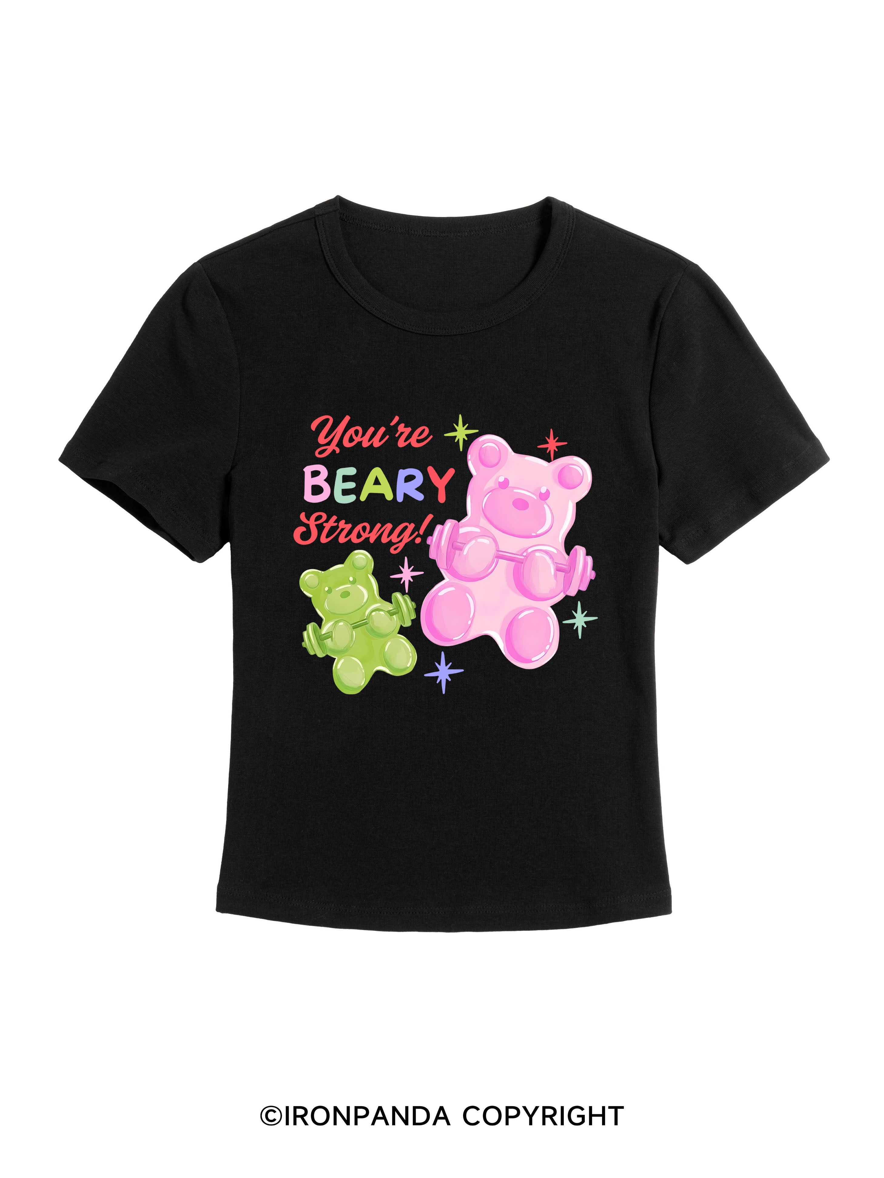 YOU’RE BEARY STRONG! GYM BABY TEE