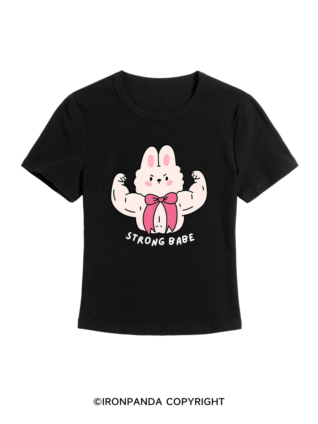 strong babe GYM BABY TEE