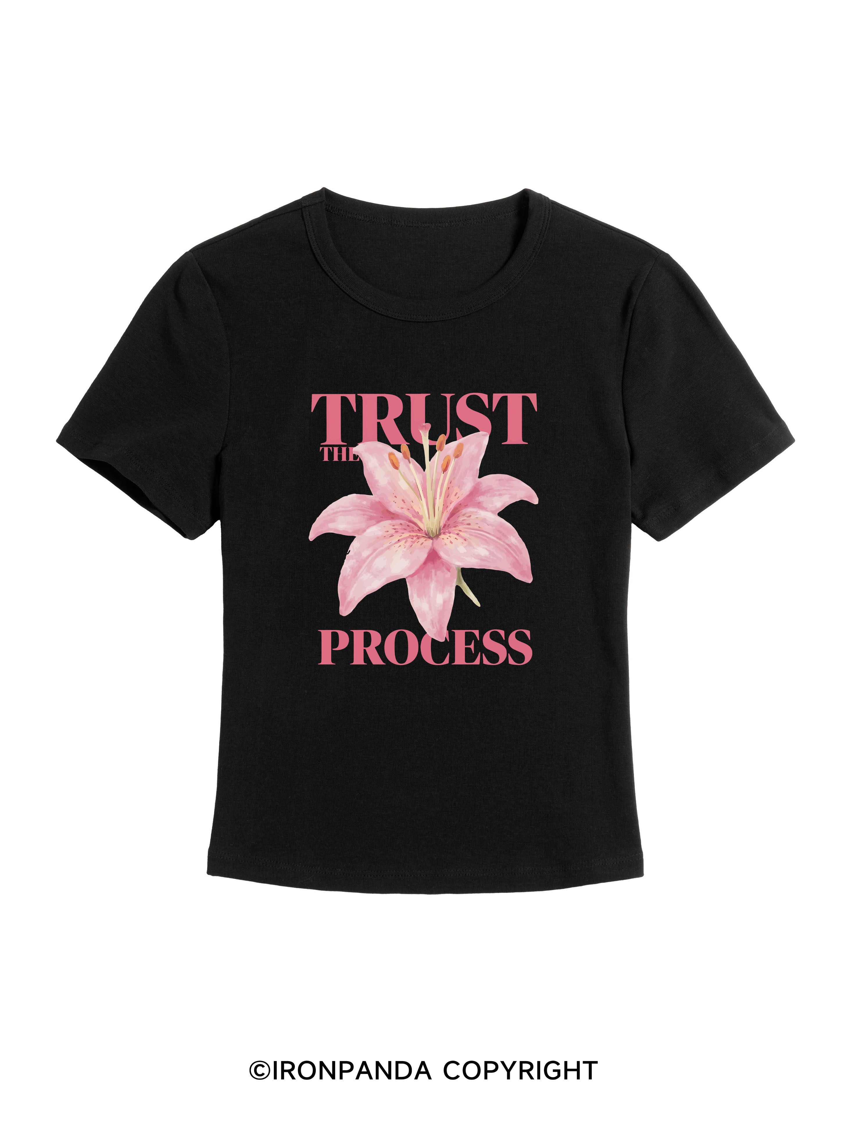 TRUST THE PROCESS GYM BABY TEE