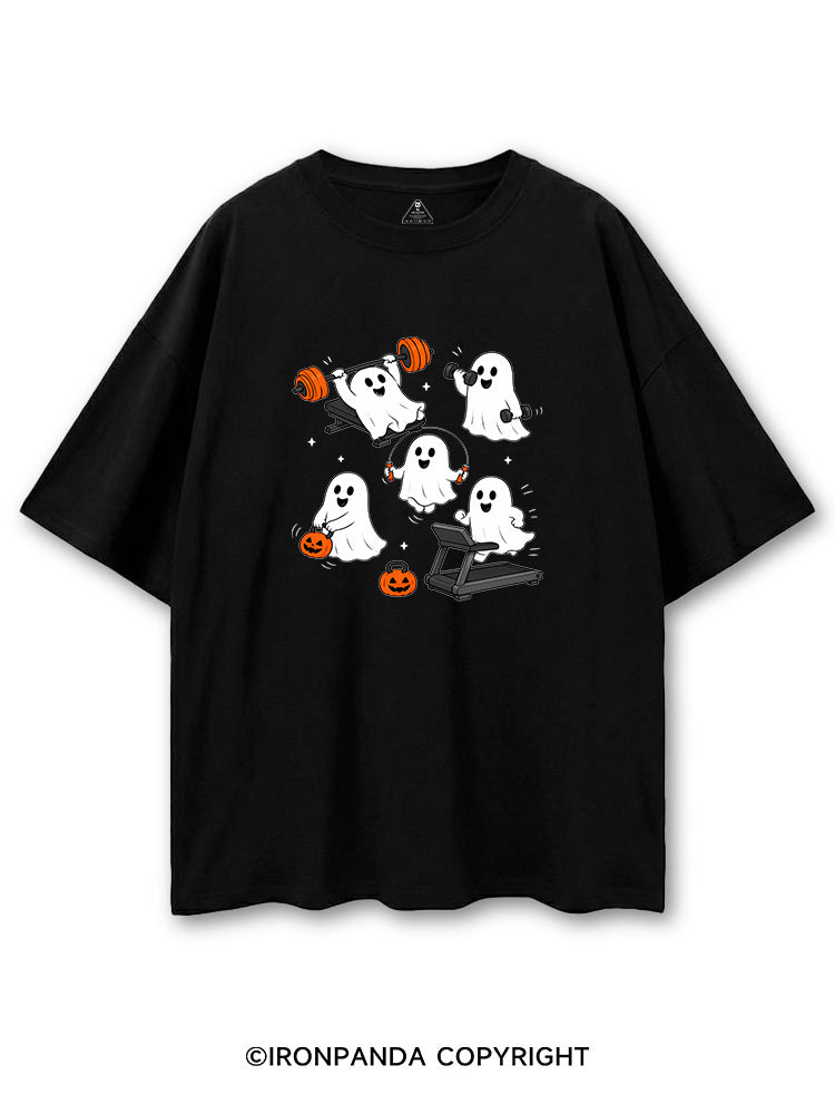 GHOST HALLOWEEN WORKOUT FITNESS COTTON PUMP COVER