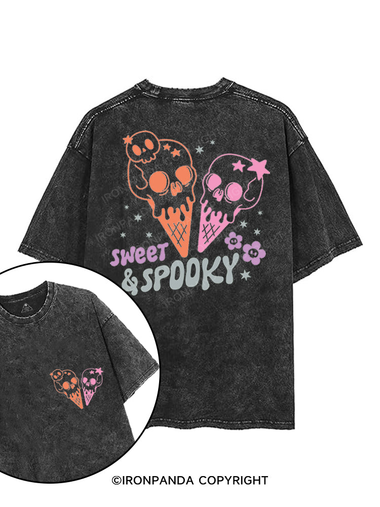 SWEET & SPOOKY printed Gym Shirt
