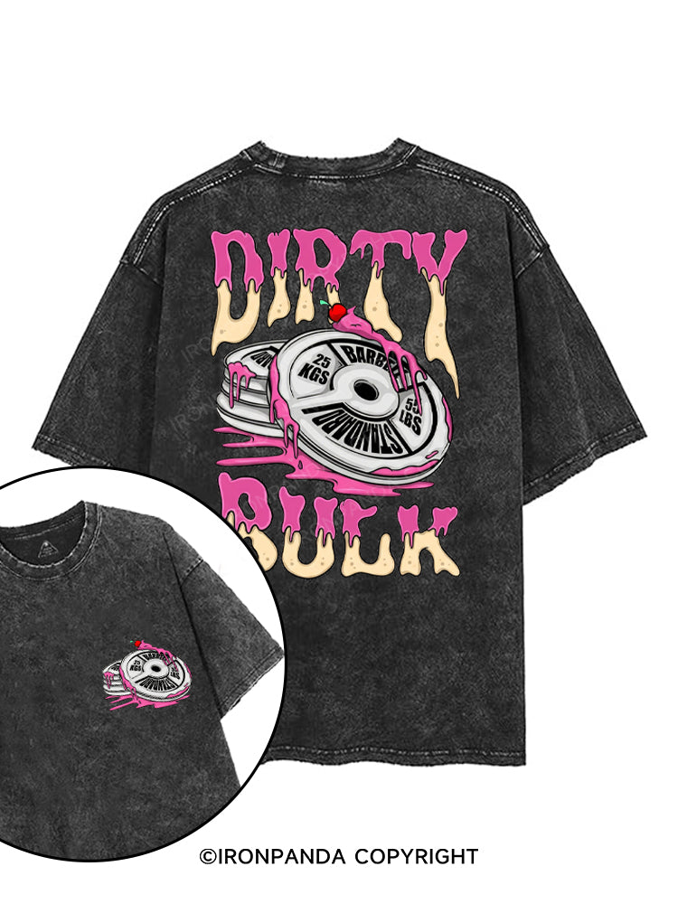 DIRTY BULK printed Gym Shirt